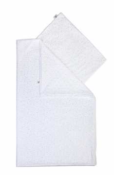 Pościel  YappyStar White 100x130 / 38x55 cm