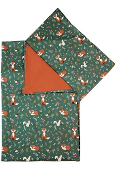 YappyFox Rustic, GOTS pościel 100x130 / 38x55 cm