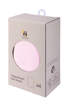 YappyBlush Muslin prześcieradło 120*60