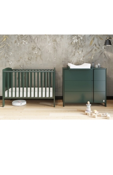 GREEN Limited Łóżeczko YappyQu + YappyClassic Komoda